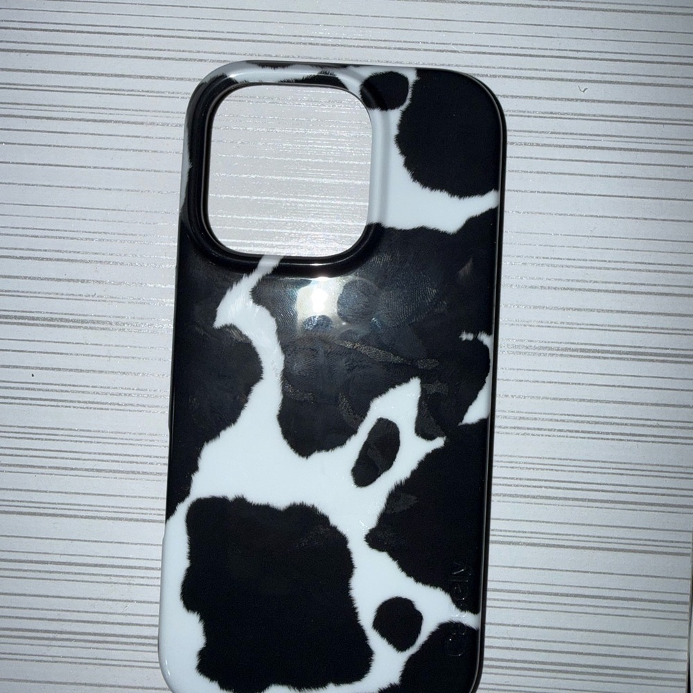 Monochrome Cow Print Phone Case